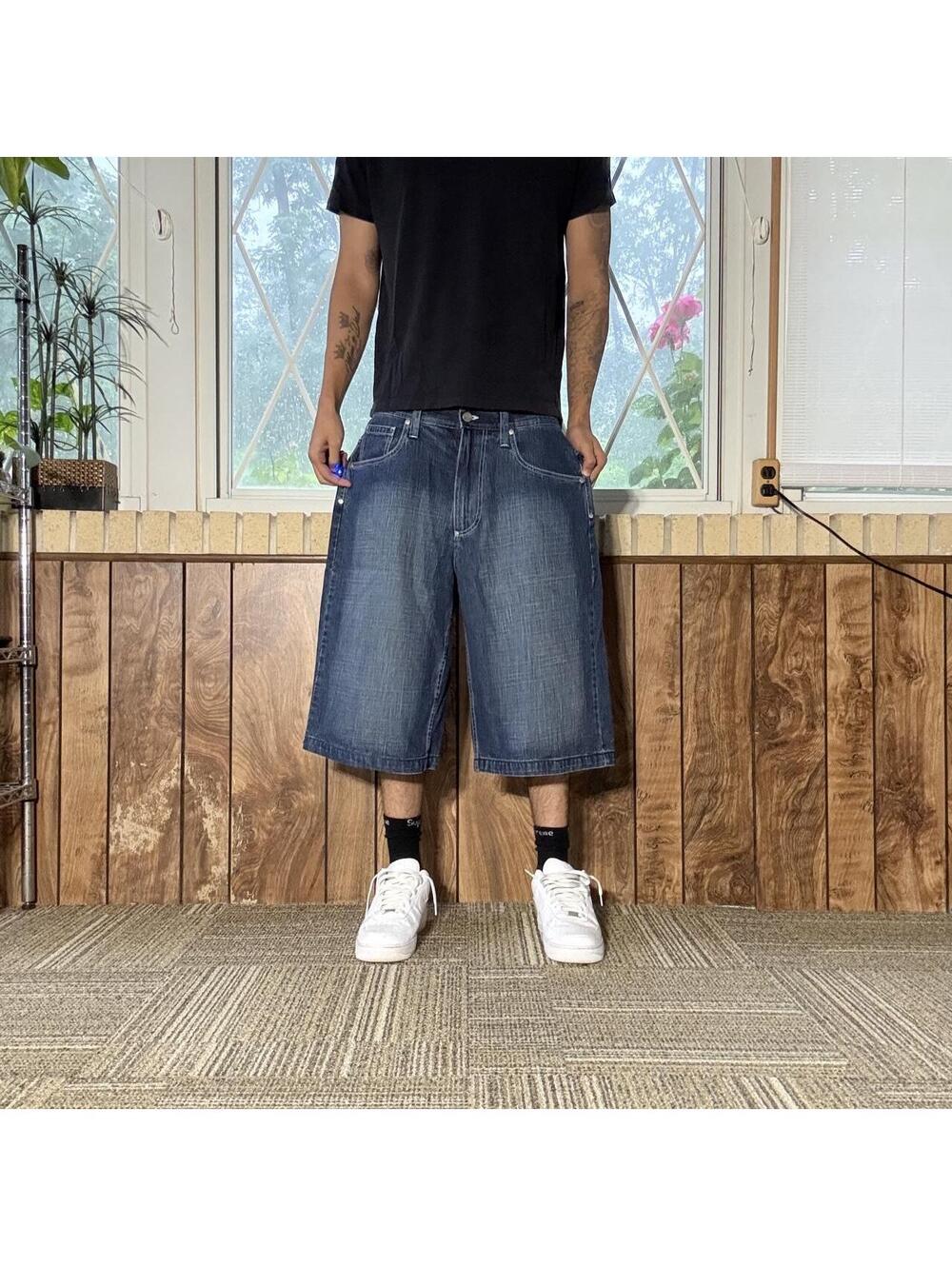 Premium Baggy Denim Jorts.